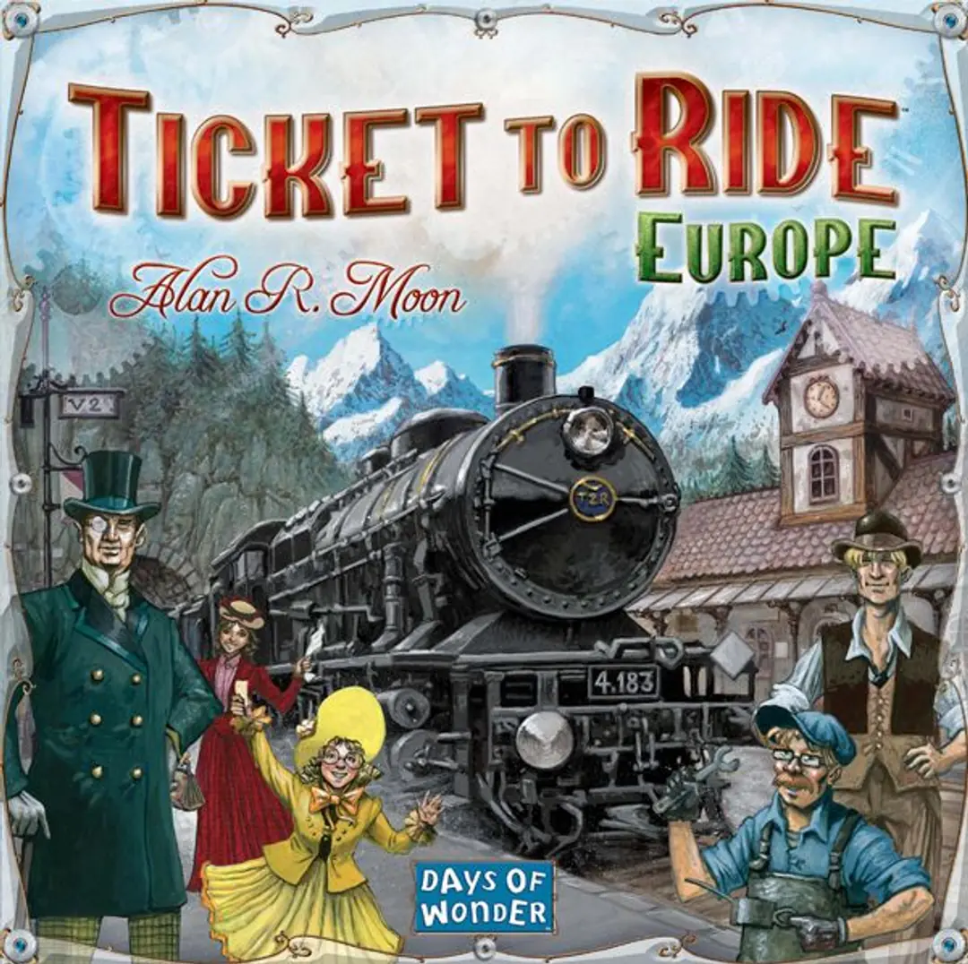 ticket to ride: europe board game
