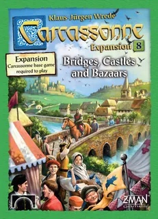 carcassonne: expansion 8 – bridges, castles and bazaars